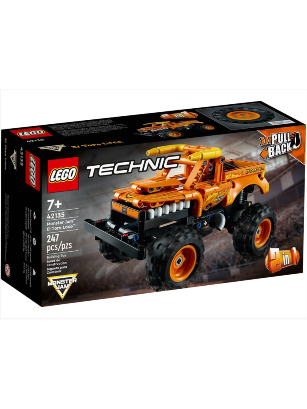 New Lego® Technic Monster Jam™ El Toro Loco™ 42135 Model Building Kit